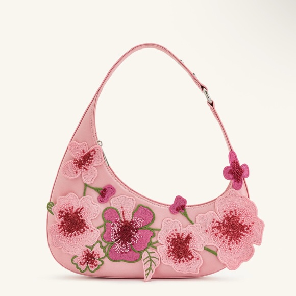 JW PEI Handbags - JW PEI light pink floral purse flowers handbag bag spring summer